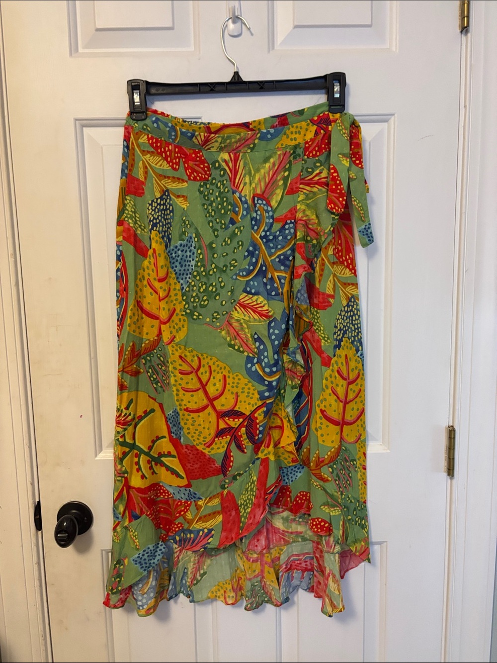 Christian Siriano Tropical Brazil Style Floral Print Skirt Size Small S